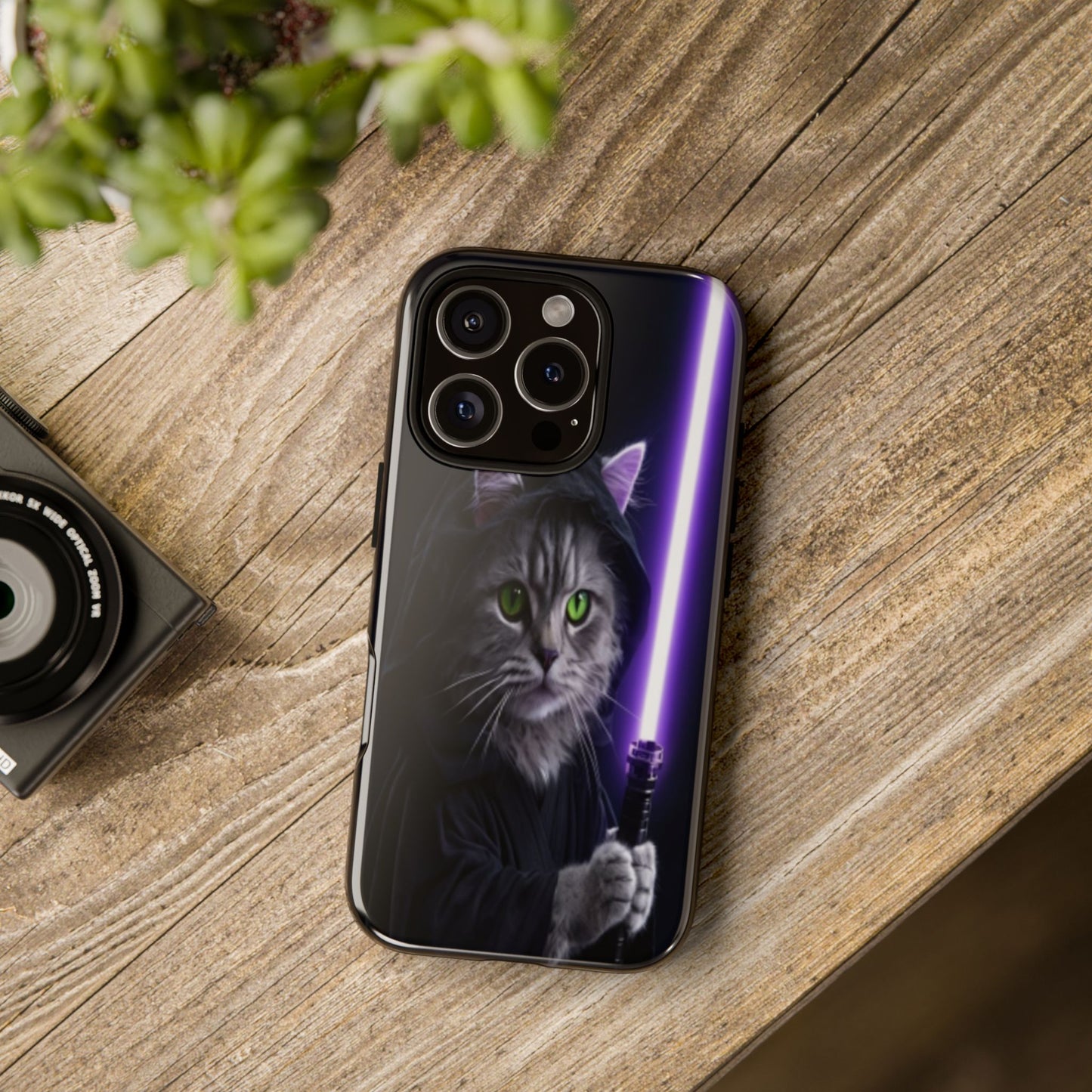 "Jedi Whisker" Mobile Phone Case (purple)