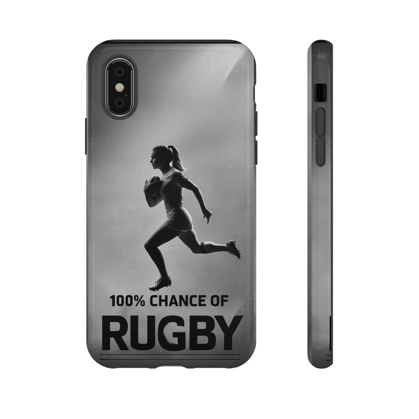 "Rain, Shine, Rugby" Mobile Phone Case