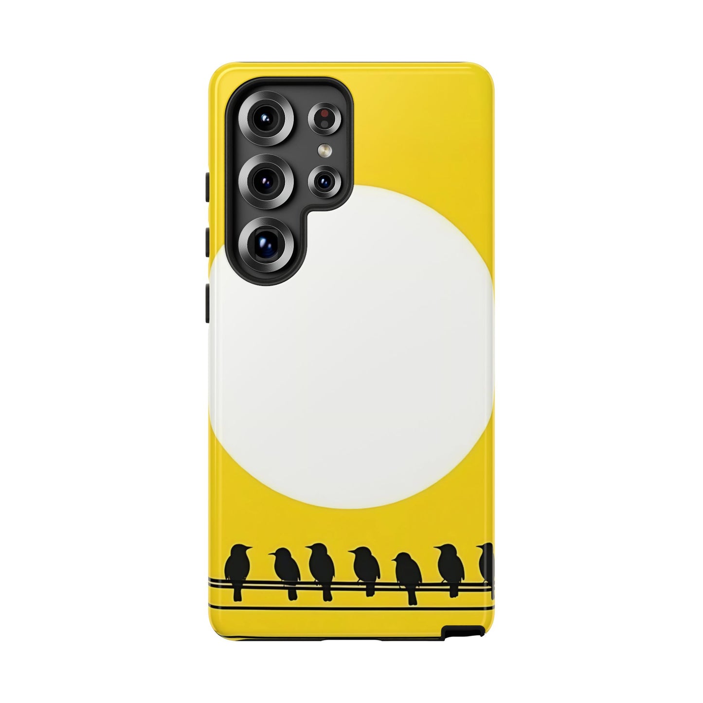 "The Feathered Assembly - Yellow" Mobile Phone Case