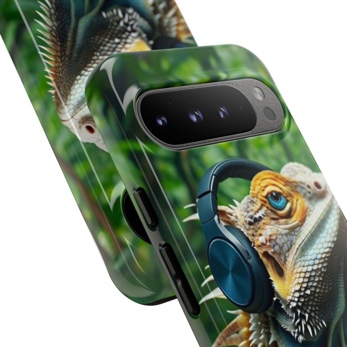 "Bearded Dragon - Jungle Beats" Mobile Phone Case