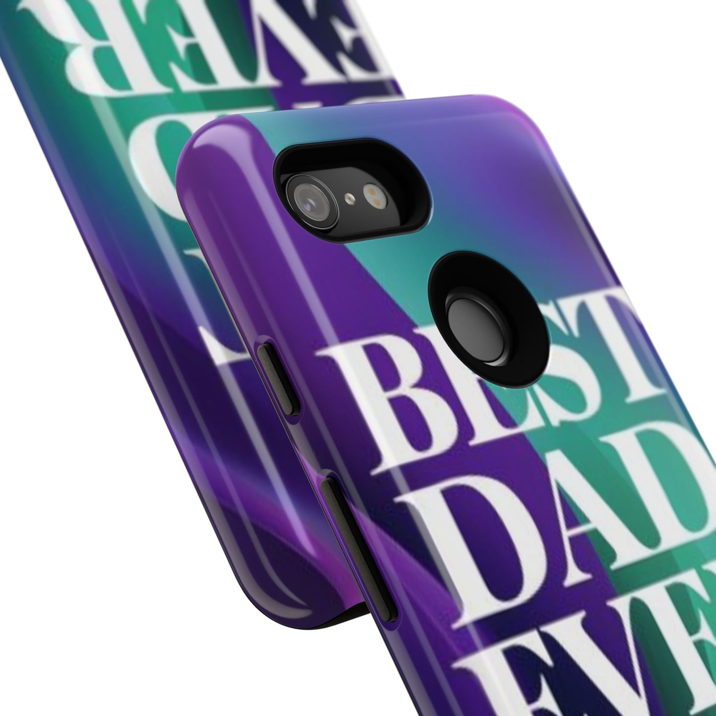 "Best Dad Ever" Mobile Phone Case (purple)