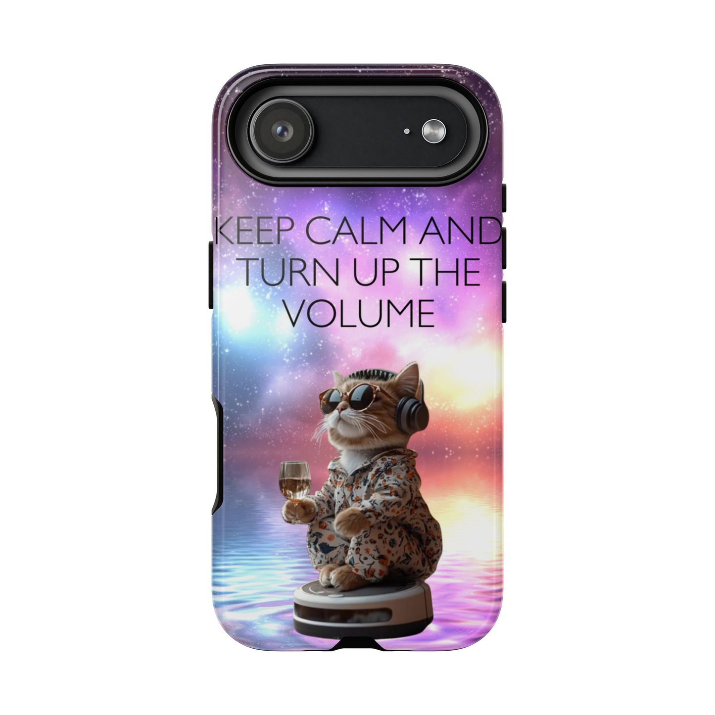 "Keep calm and turn up the Volume" Mobile Phone Case (mix)