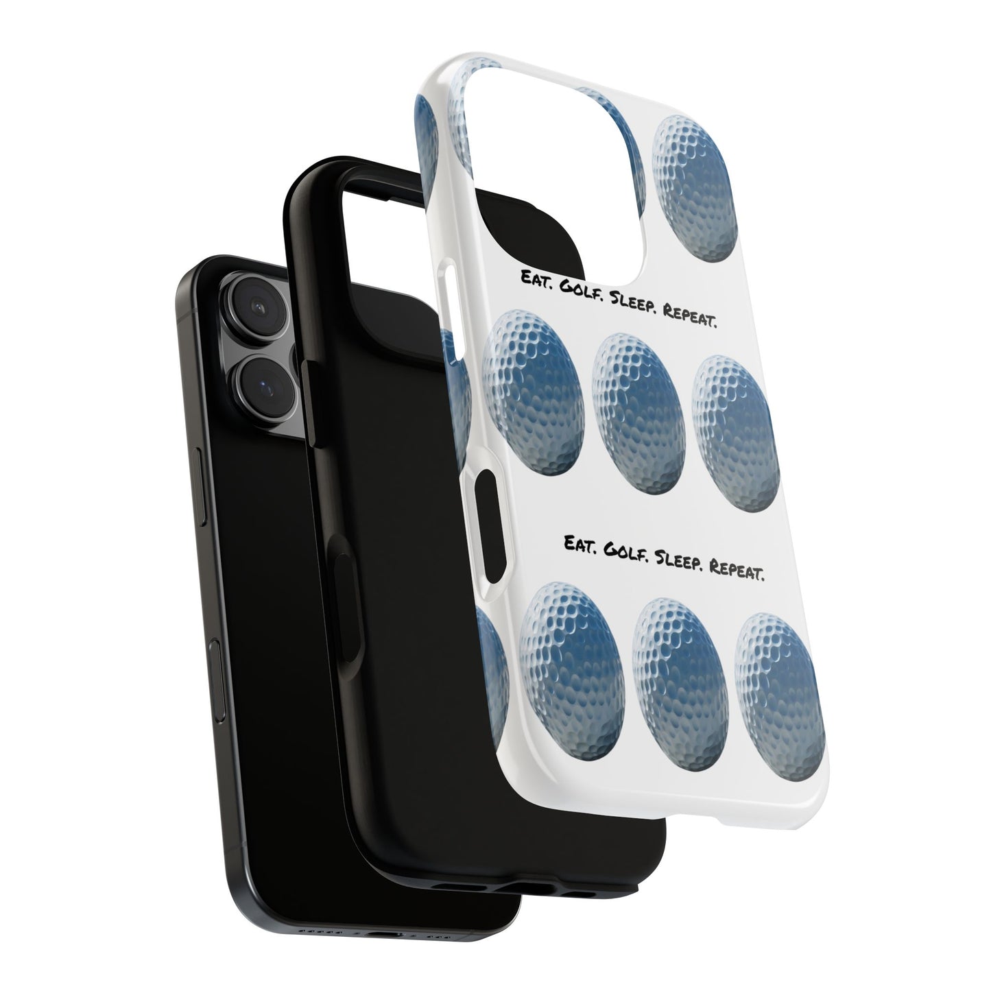 "Eat. Golf. Sleep. Repeat." Mobile Phone Case
