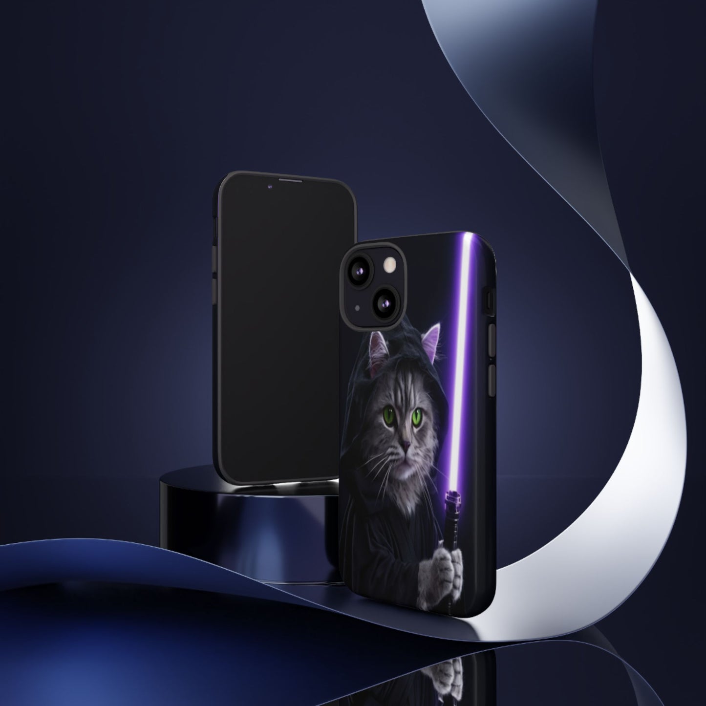"Jedi Whisker" Mobile Phone Case (purple)
