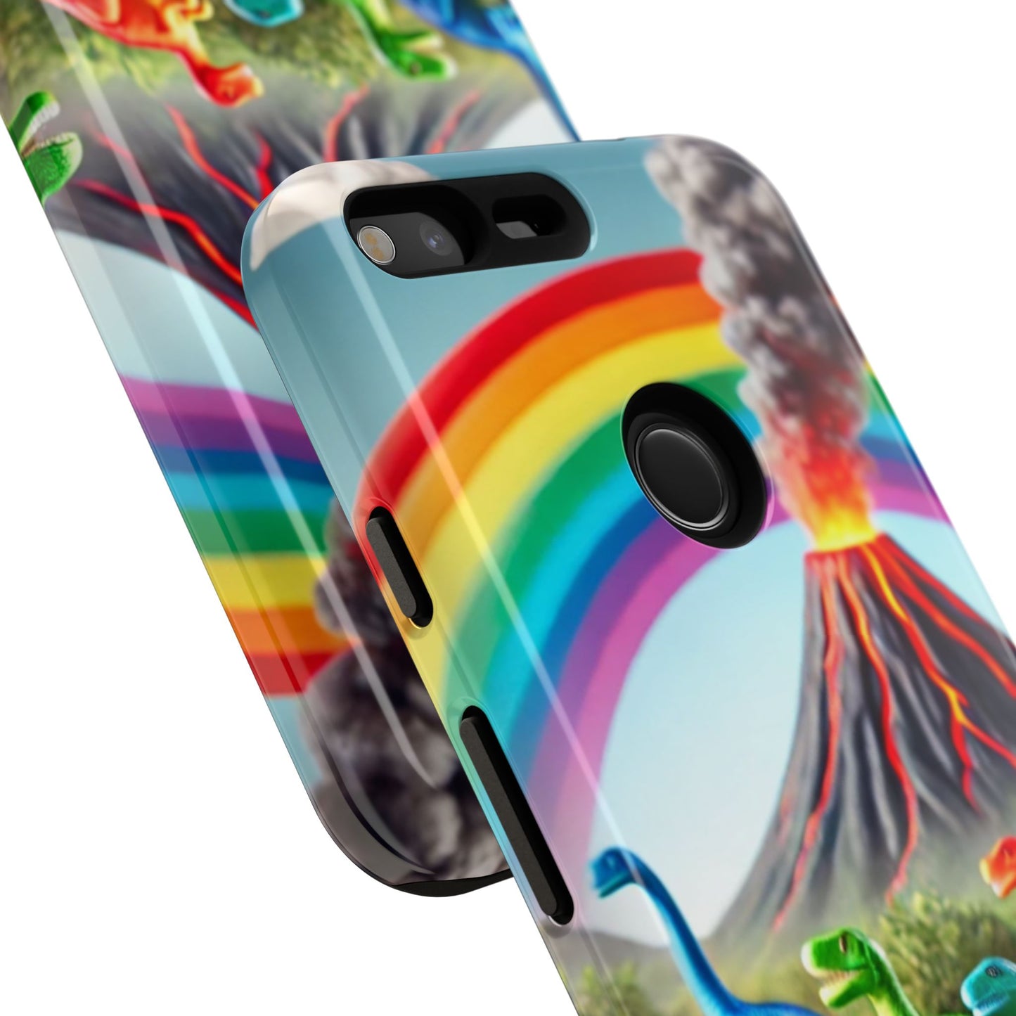 "Rainbow Dinosaurs" Mobile Phone Case