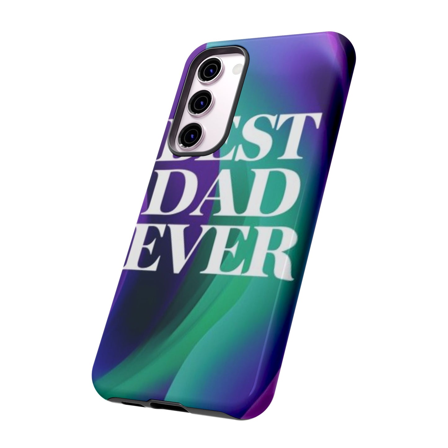 "Best Dad Ever" Mobile Phone Case (purple)