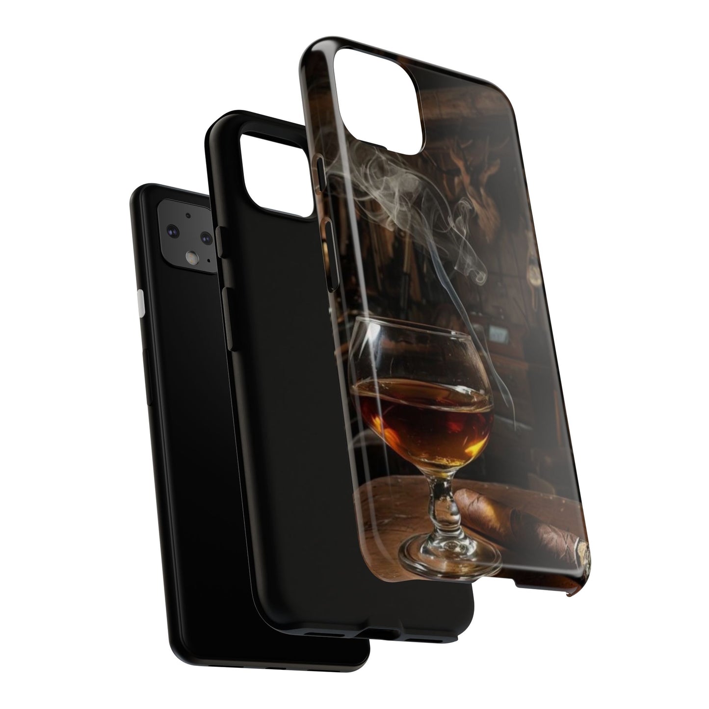 "Hot Whiskey and Cigar" Mobile Phone Case