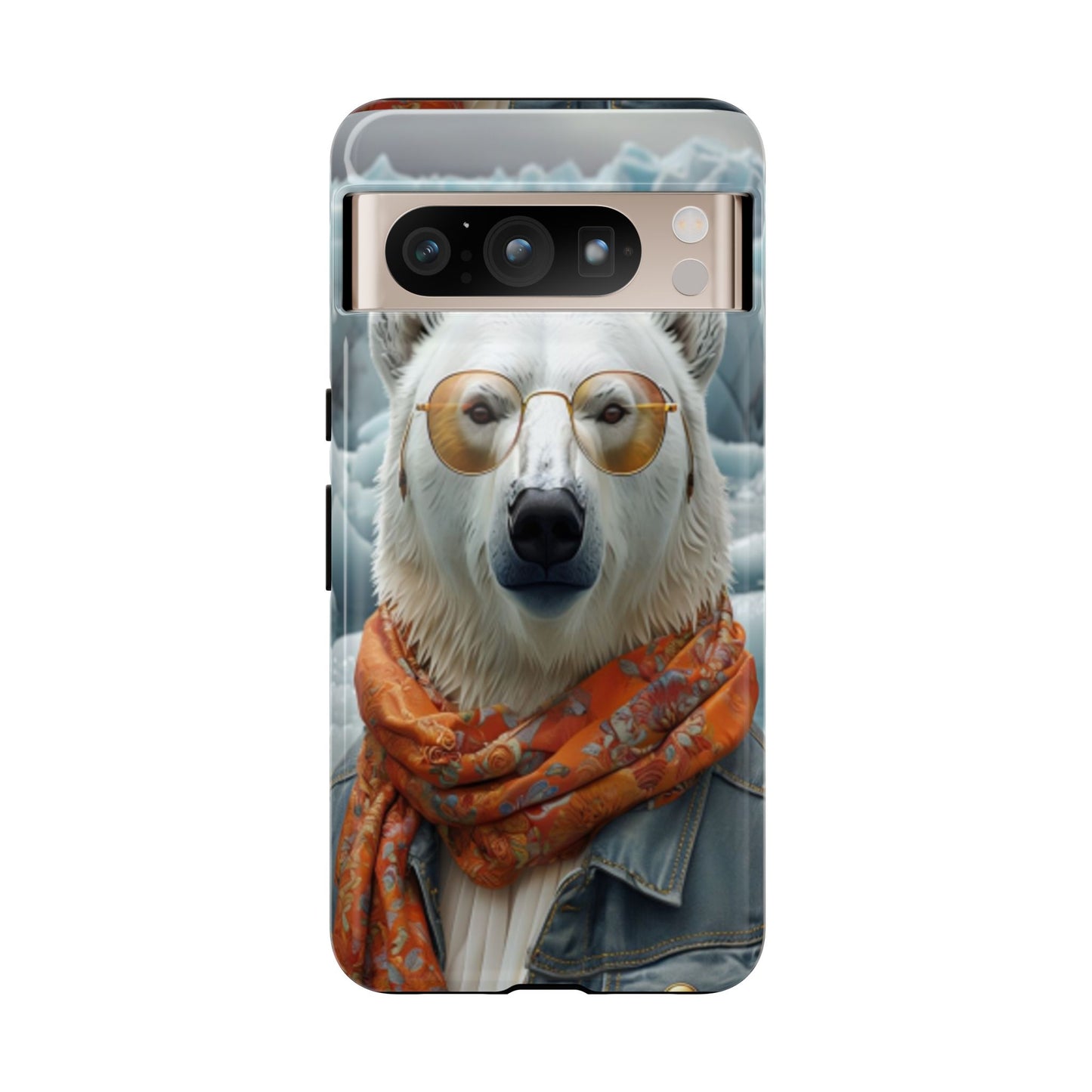 "Urban Zen Polar Bear" Mobile Phone Case