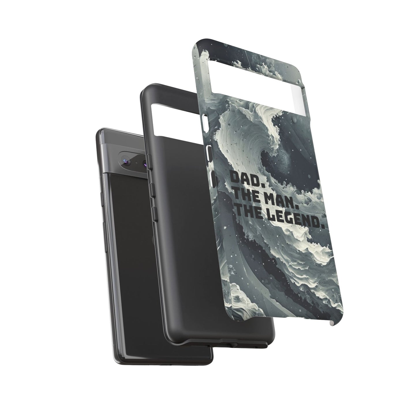 "Dad. The Man. The Legend" Mobile Phone Case (grey)