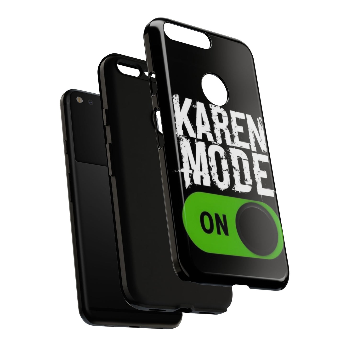 "Karen Mode On" Mobile Phone Case (green)