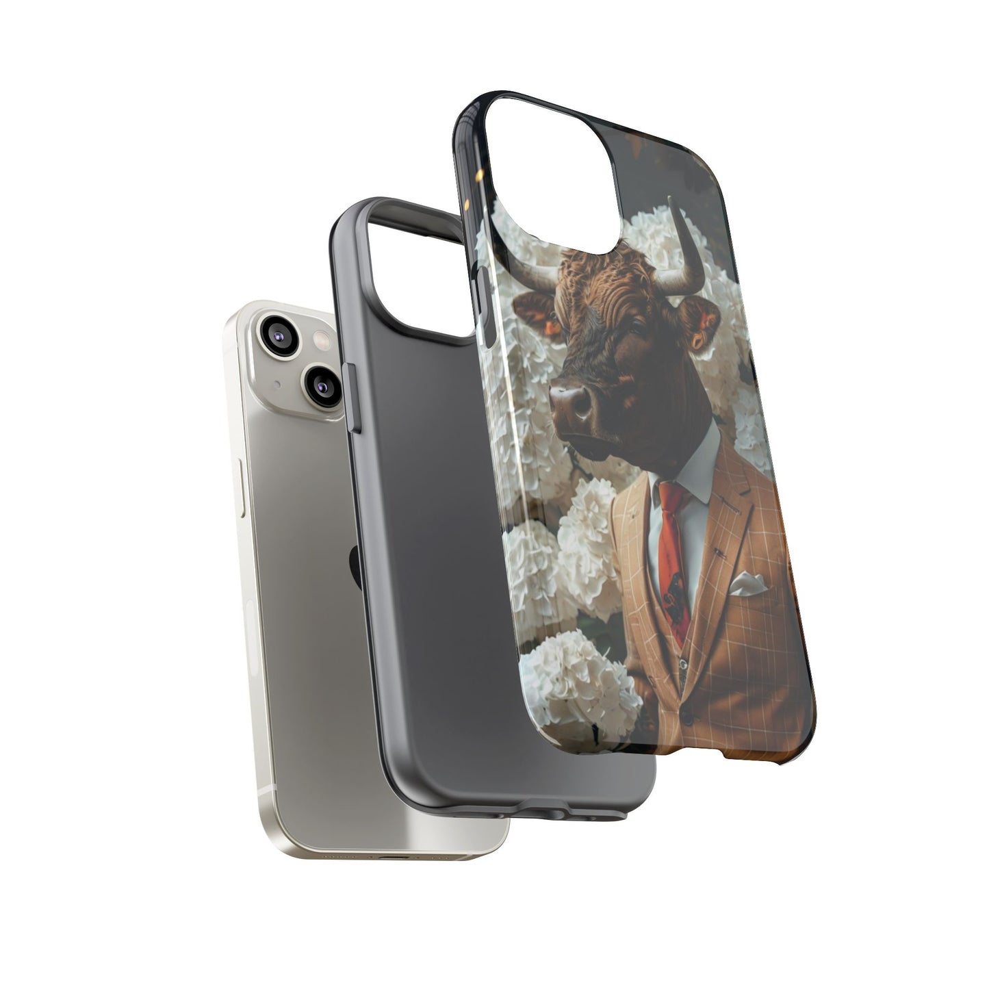 "The Genteel Bull" Mobile Phone Case
