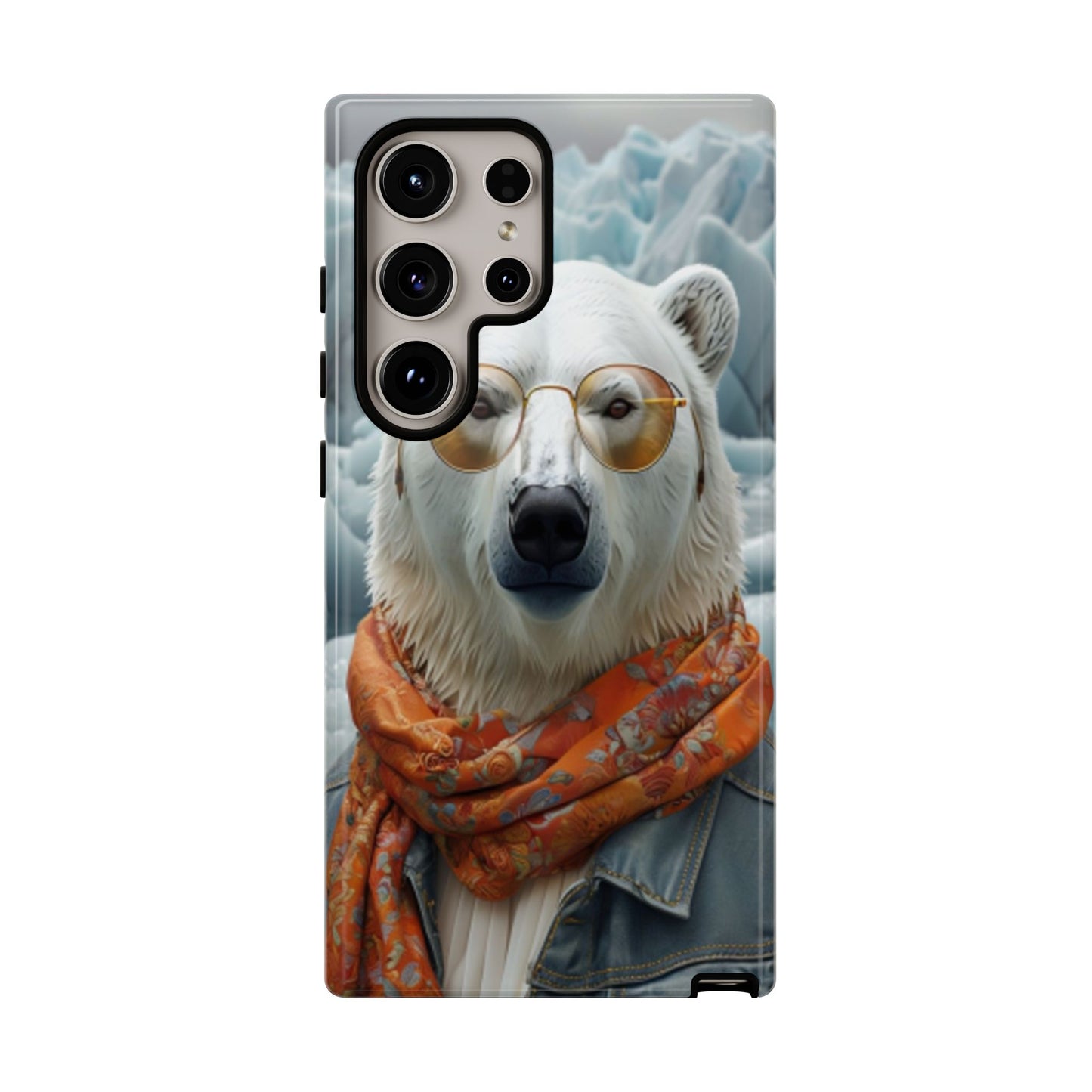"Urban Zen Polar Bear" Mobile Phone Case
