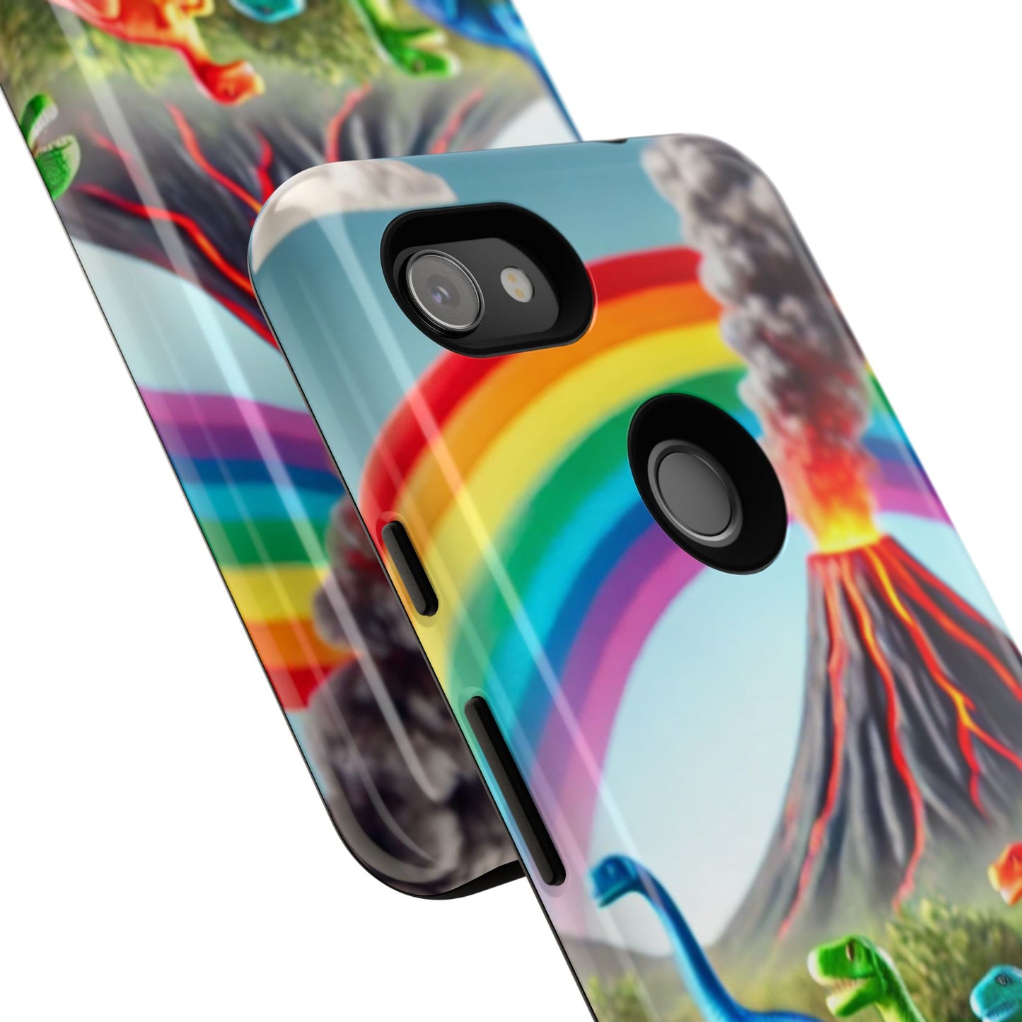 "Rainbow Dinosaurs" Mobile Phone Case