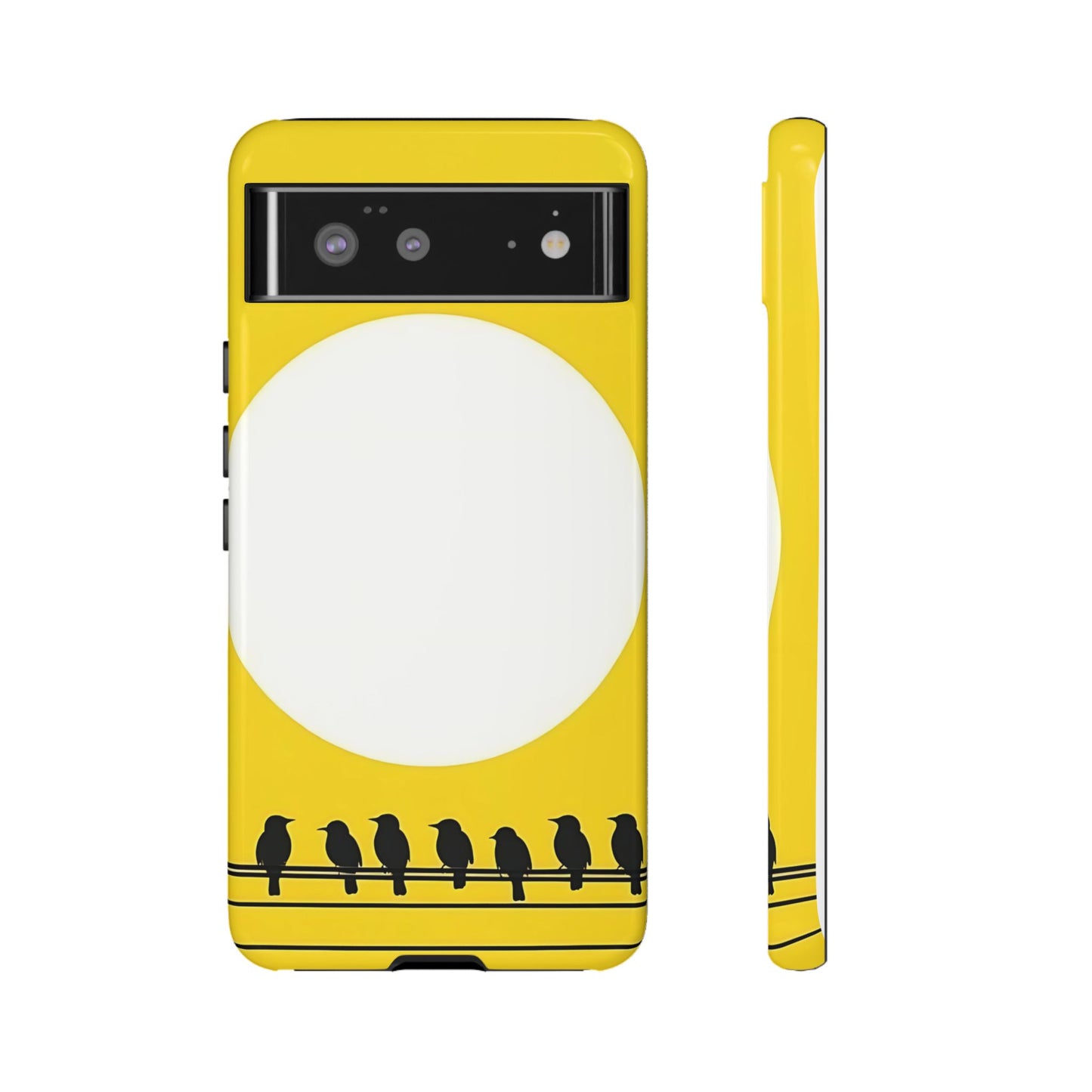 "The Feathered Assembly - Yellow" Mobile Phone Case