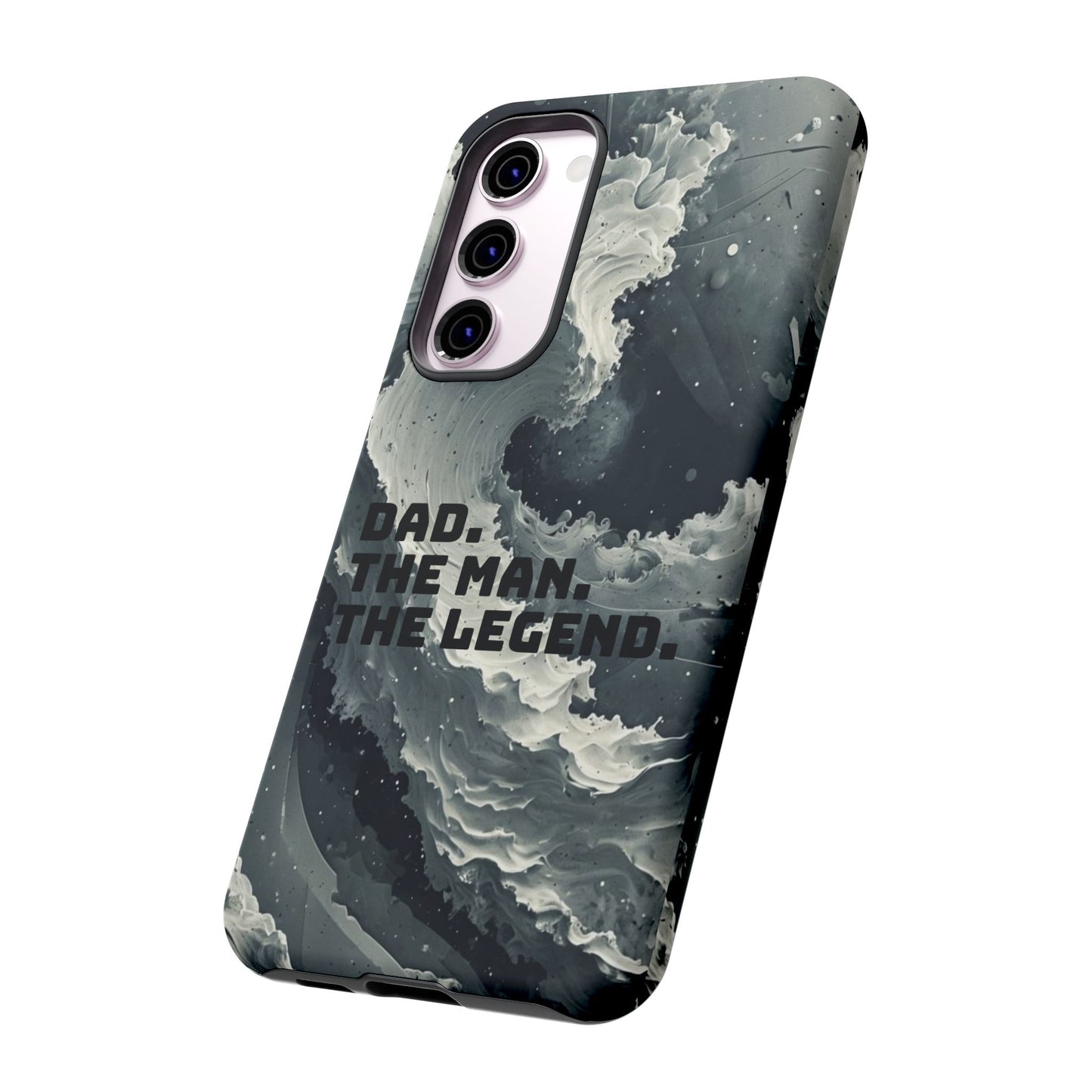 "Dad. The Man. The Legend" Mobile Phone Case (grey)