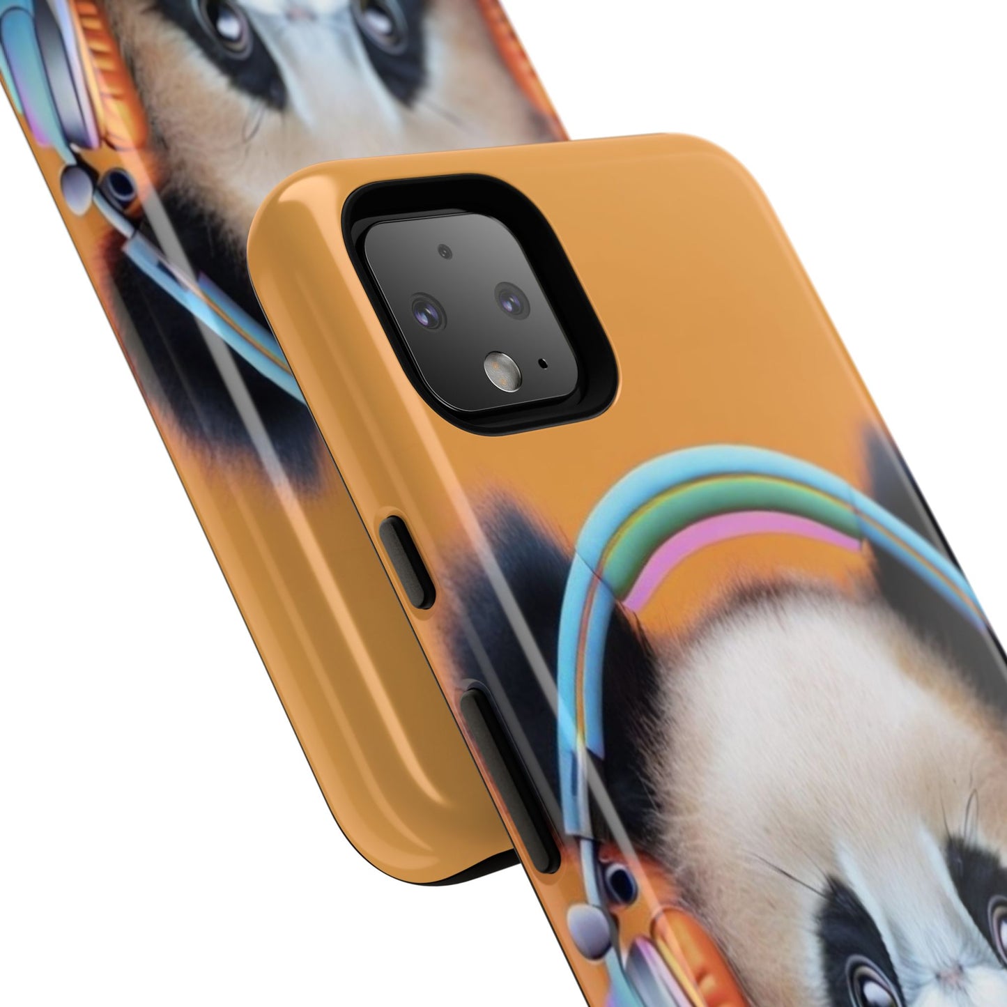 "Baby Panda wearing Headphones" Mobile Phone Case