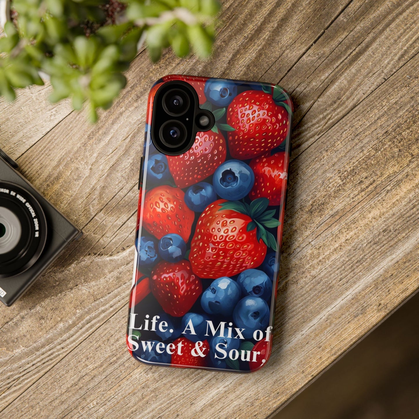 "Life. A Mix of Sweet and Sour" Mobile Phone Case