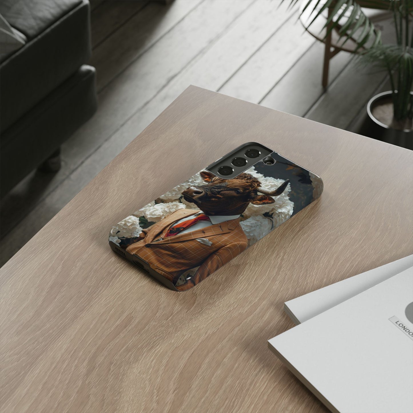 "The Genteel Bull" Mobile Phone Case