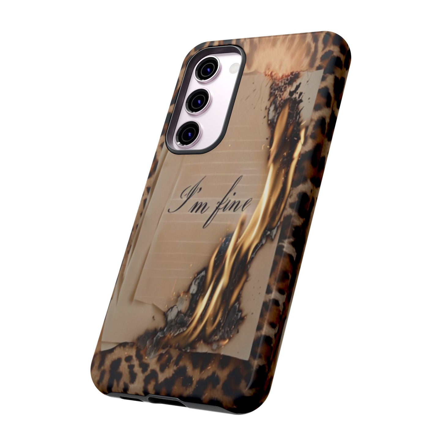 "I Am Fine" Mobile Phone Case