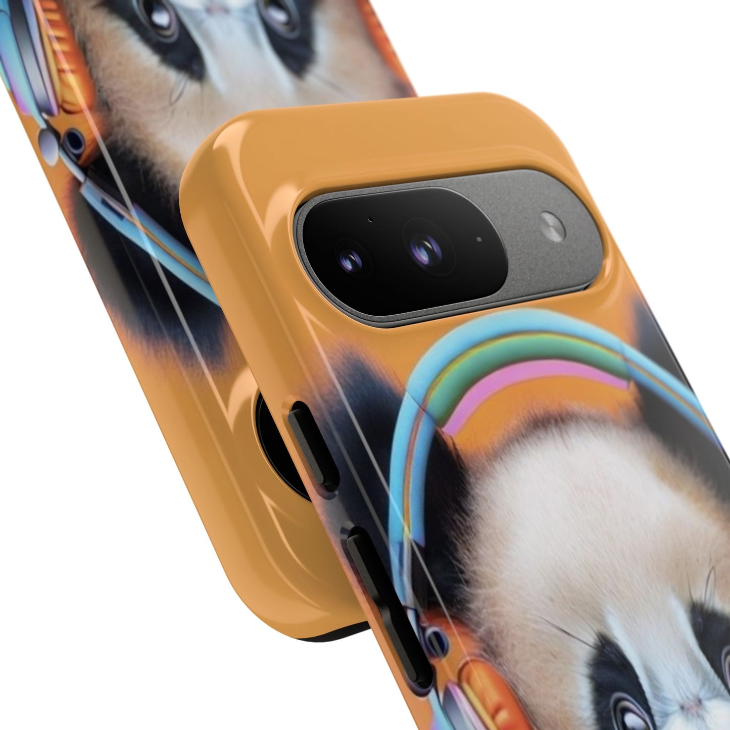 "Baby Panda wearing Headphones" Mobile Phone Case