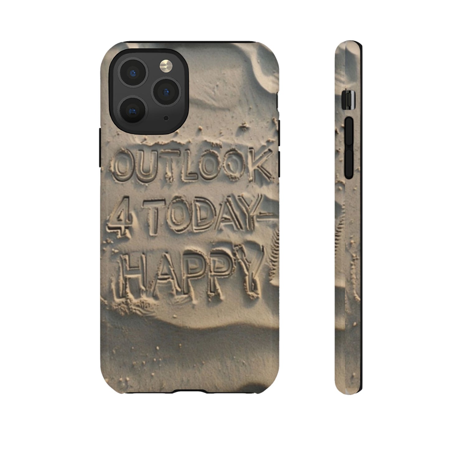 "Life is Short.  Be Happy" Mobile Phone Case