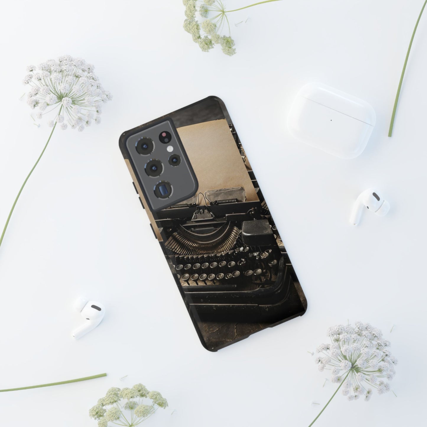 "Fade in. A Writer at the Cusp of Genius" Mobile Phone Case