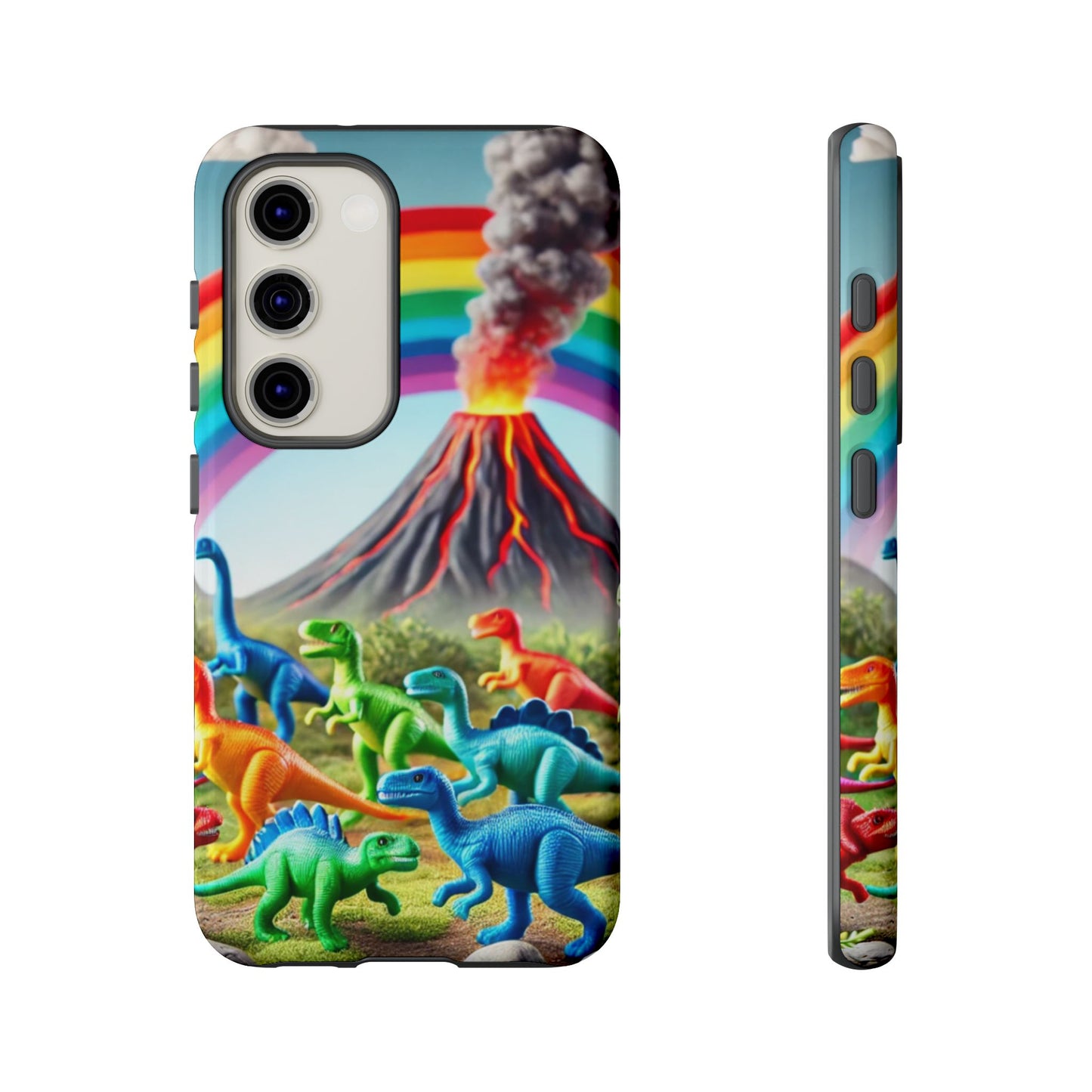"Rainbow Dinosaurs" Mobile Phone Case