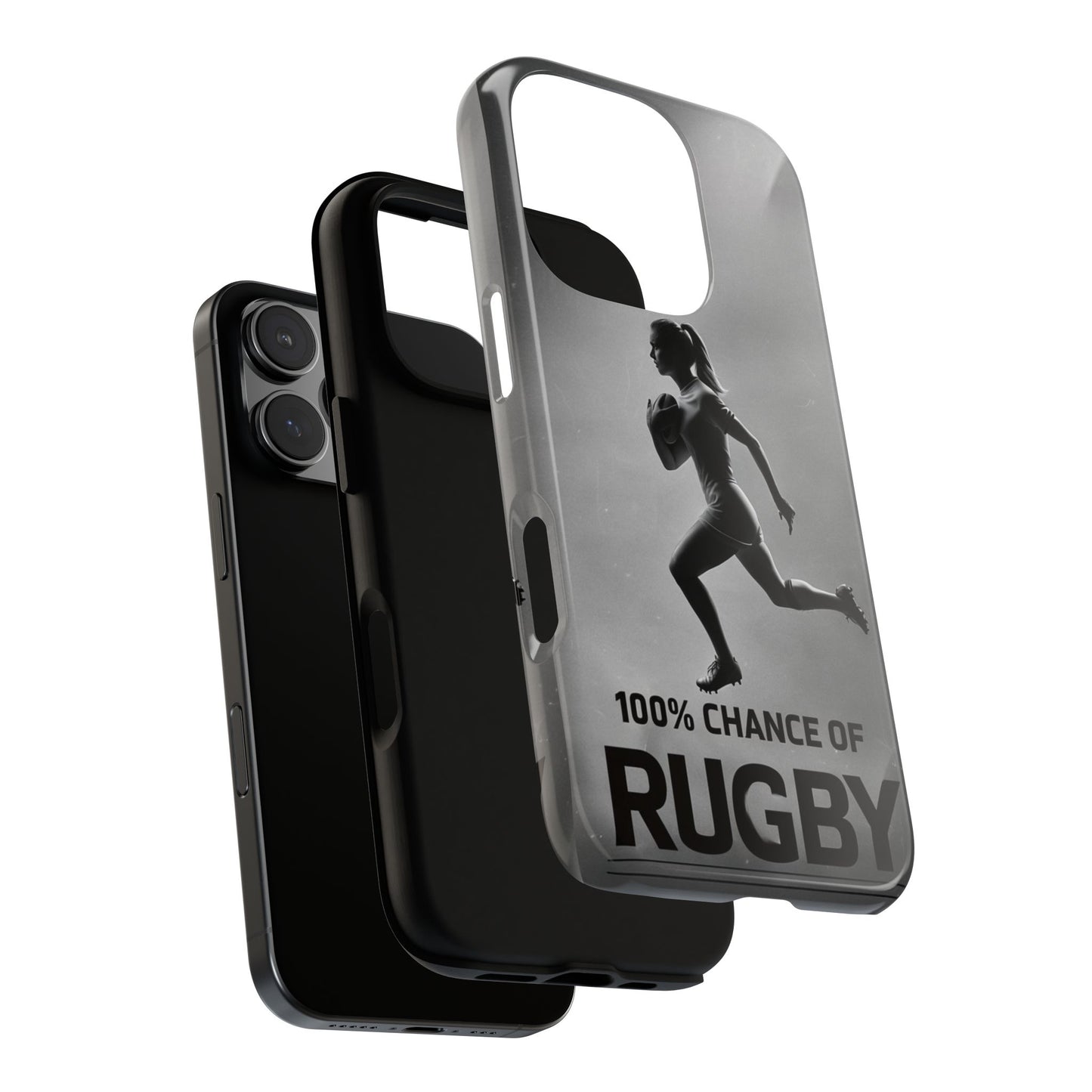 "Rain, Shine, Rugby" Mobile Phone Case