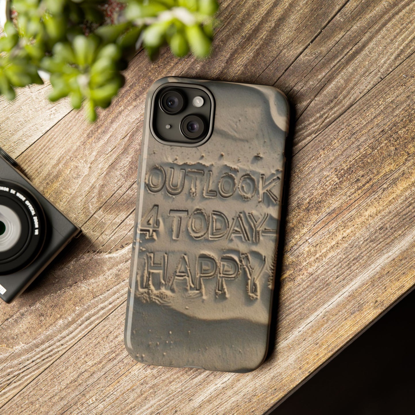 "Life is Short.  Be Happy" Mobile Phone Case
