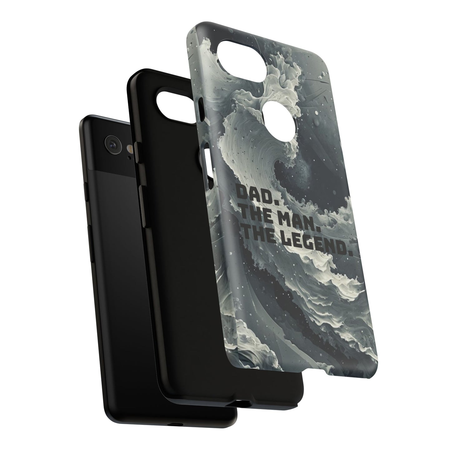 "Dad. The Man. The Legend" Mobile Phone Case (grey)
