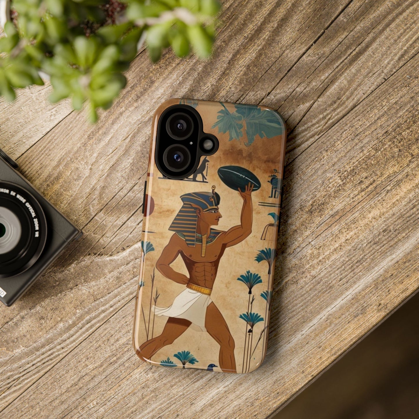 "Tutankhaman Takes the Pass" Mobile Phone Case