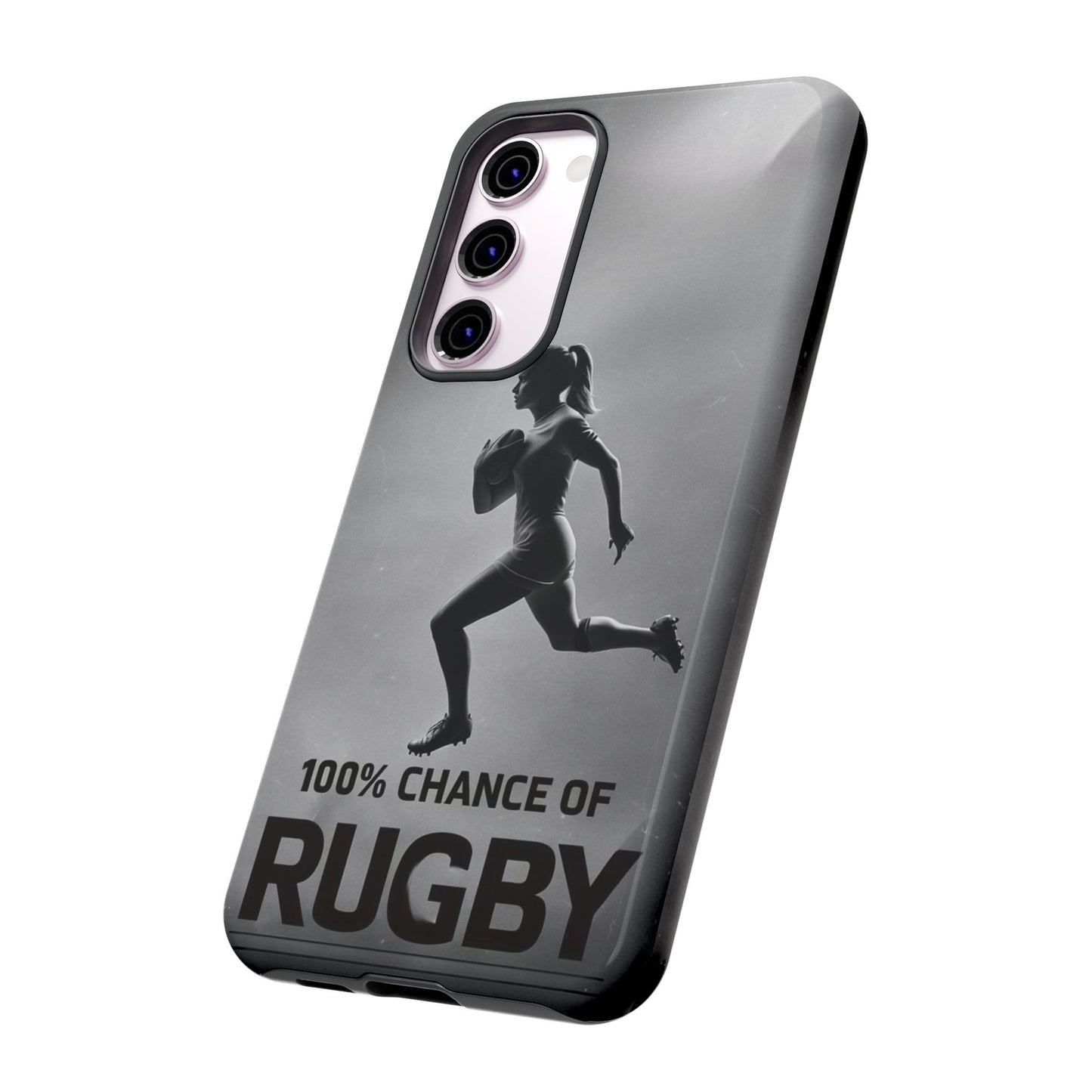 "Rain, Shine, Rugby" Mobile Phone Case