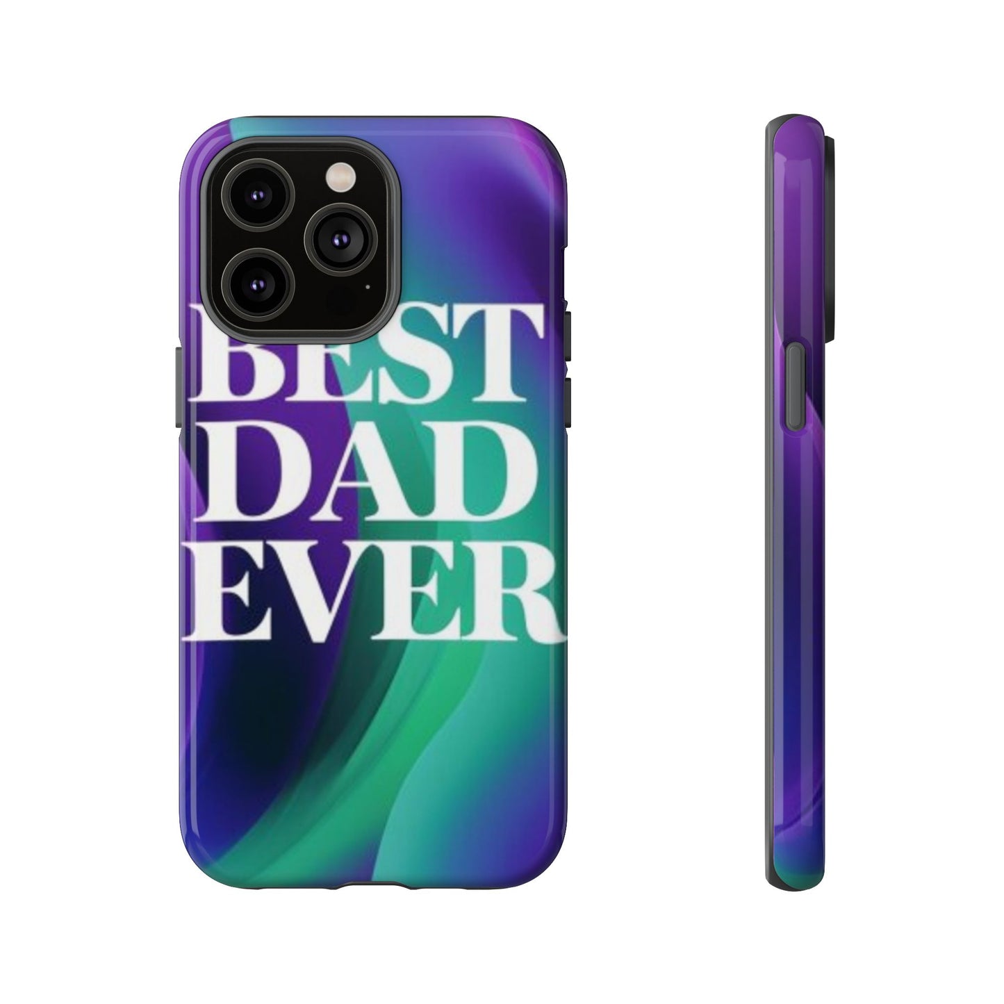 "Best Dad Ever" Mobile Phone Case (purple)
