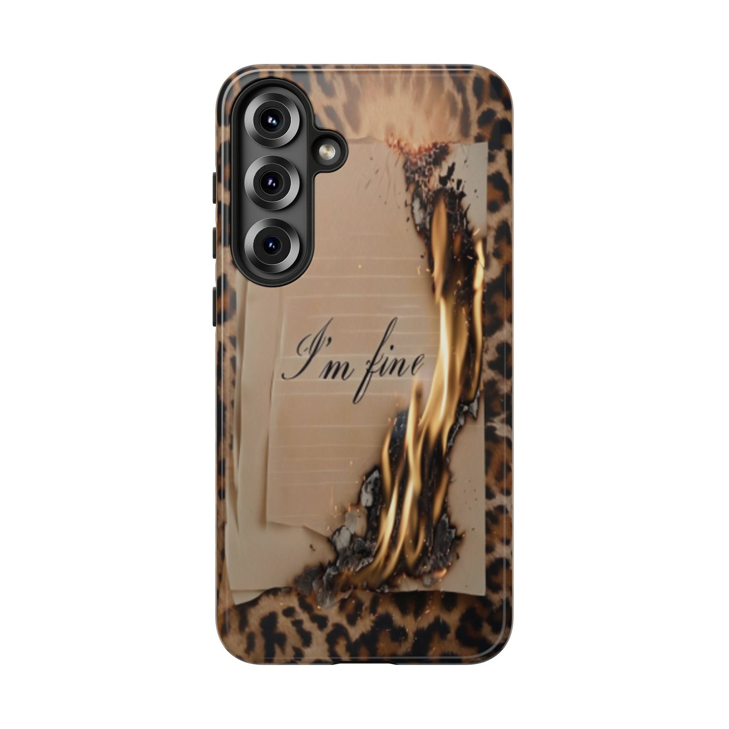 "I Am Fine" Mobile Phone Case