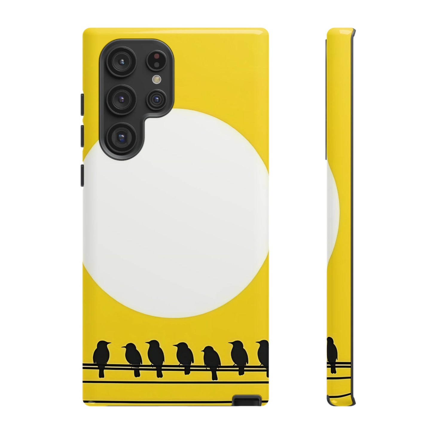 "The Feathered Assembly - Yellow" Mobile Phone Case