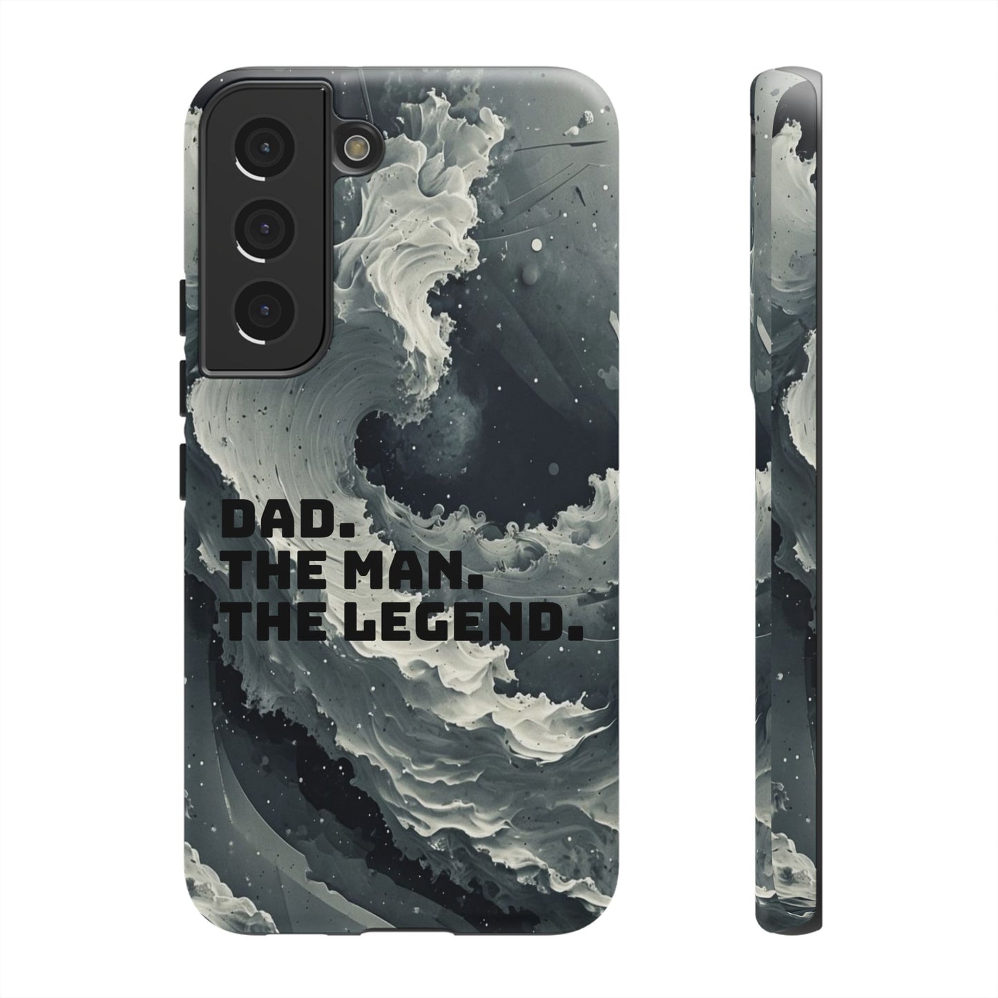 "Dad. The Man. The Legend" Mobile Phone Case (grey)