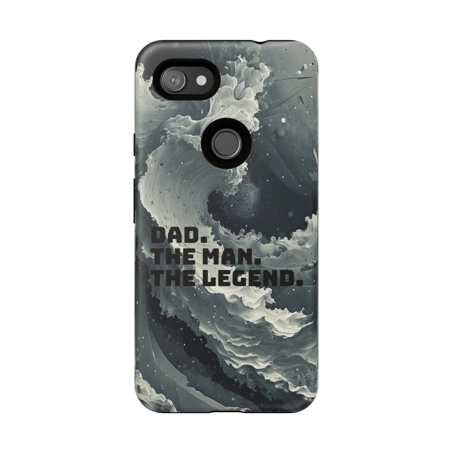 "Dad. The Man. The Legend" Mobile Phone Case (grey)