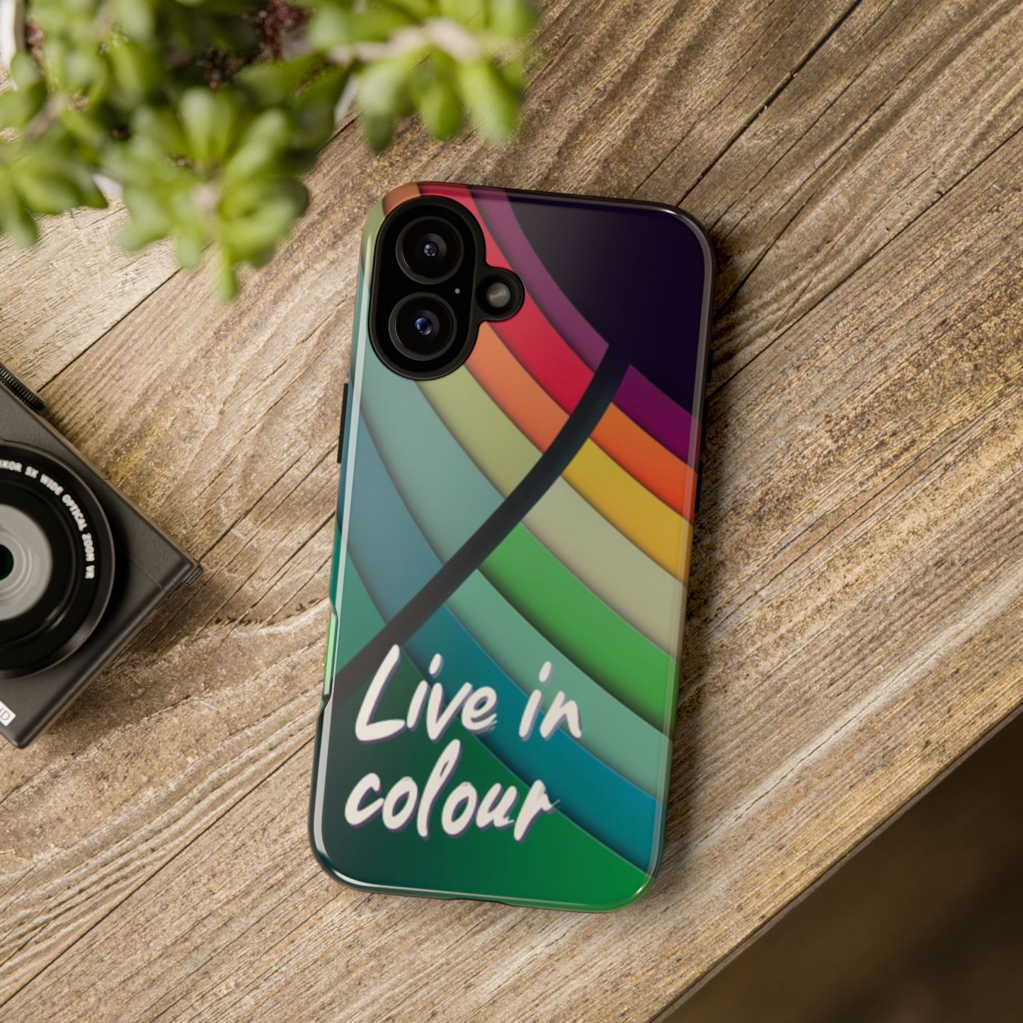 "Live in Colour" Mobile Phone Case