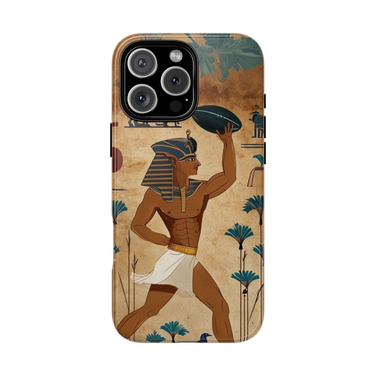 "Tutankhaman Takes the Pass" Mobile Phone Case