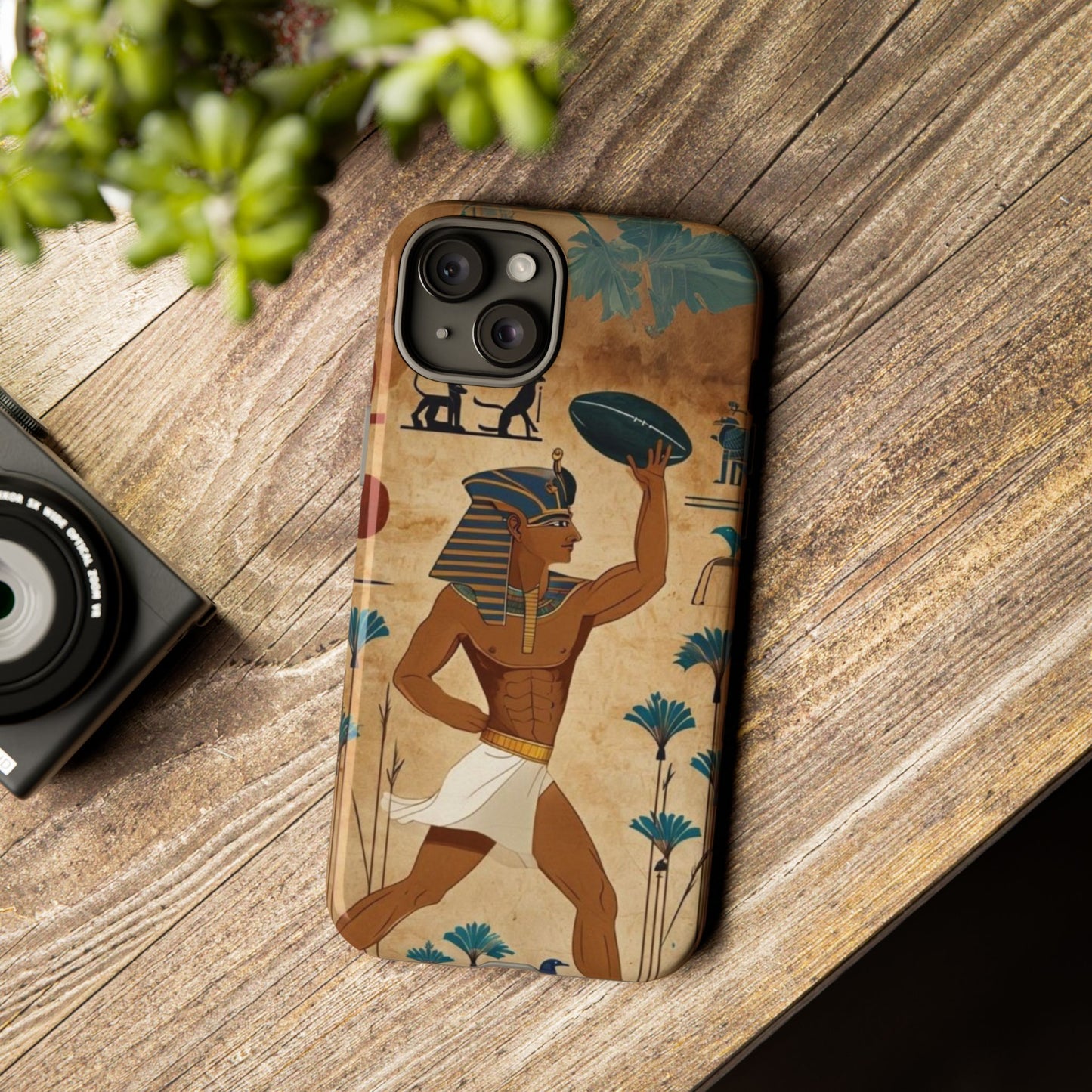 "Tutankhaman Takes the Pass" Mobile Phone Case