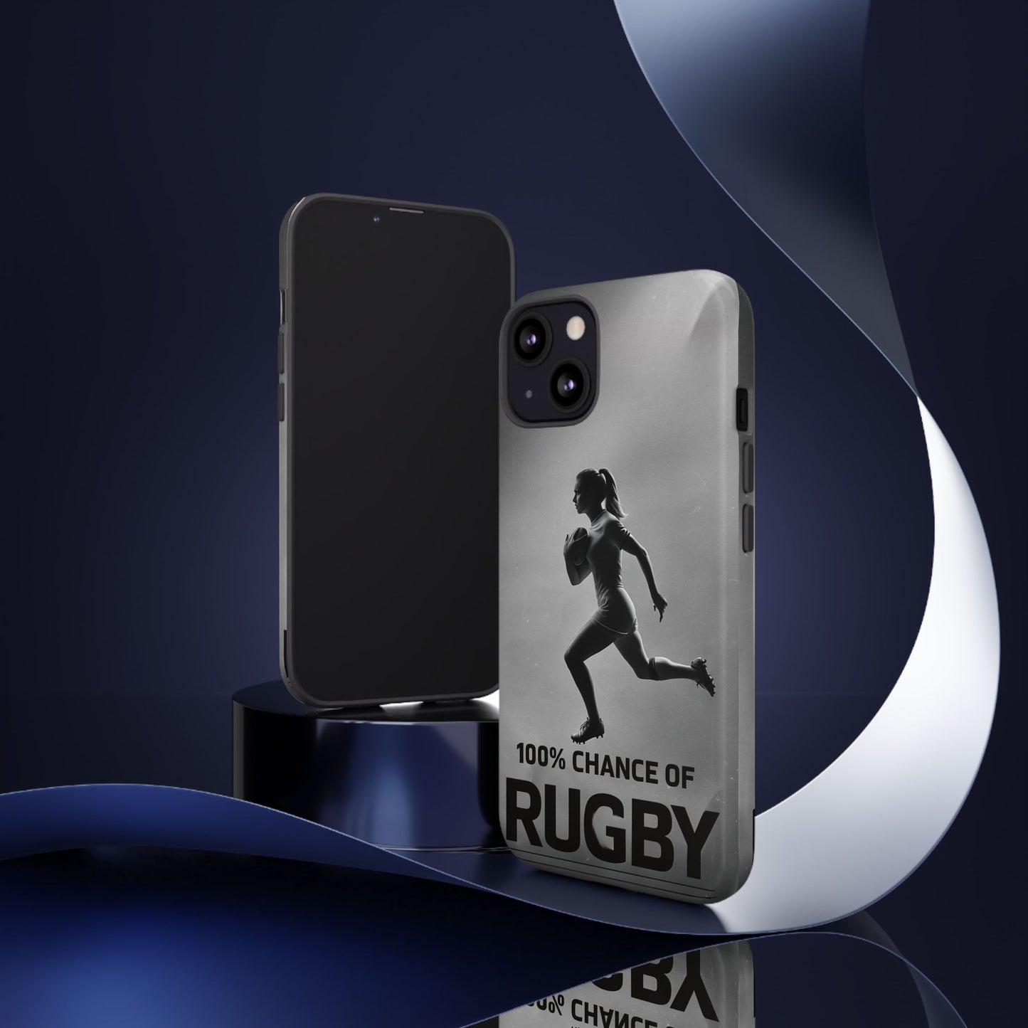 "Rain, Shine, Rugby" Mobile Phone Case