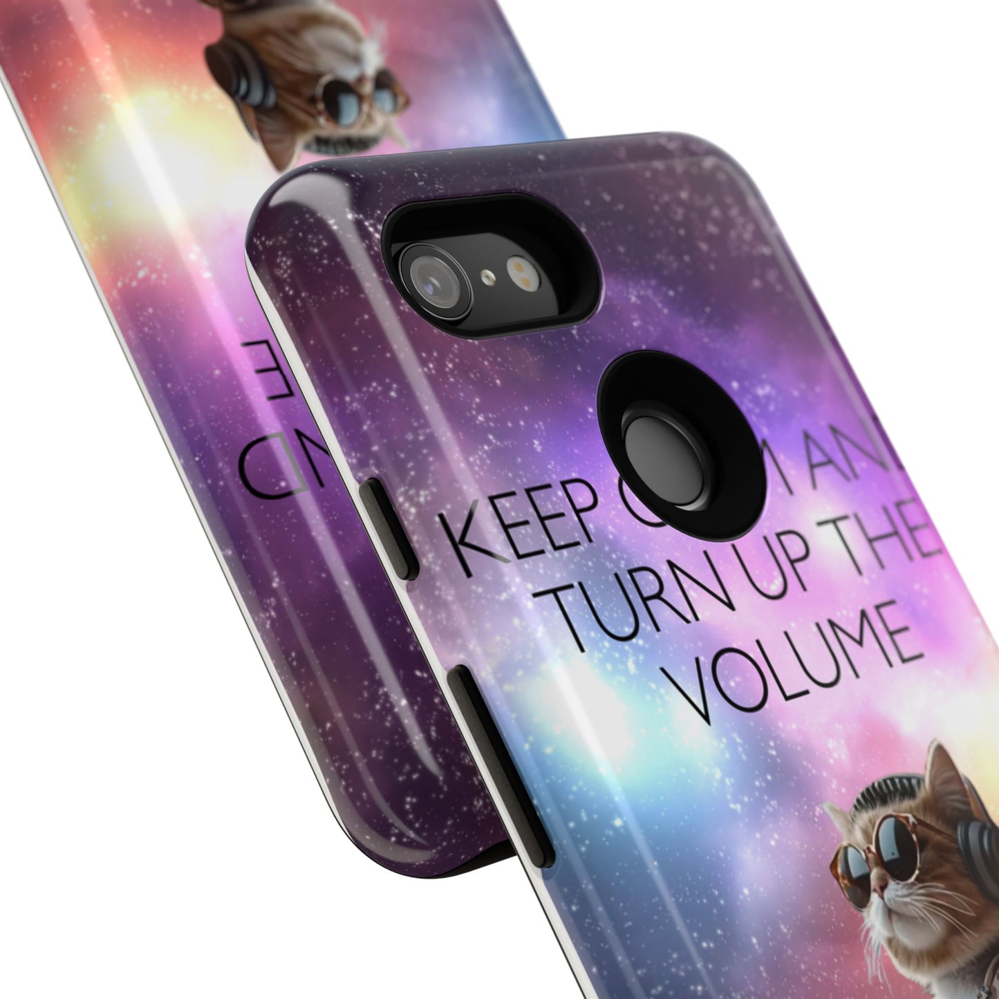"Keep calm and turn up the Volume" Mobile Phone Case (mix)