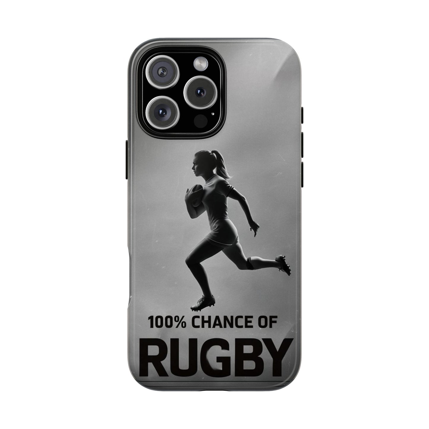 "Rain, Shine, Rugby" Mobile Phone Case