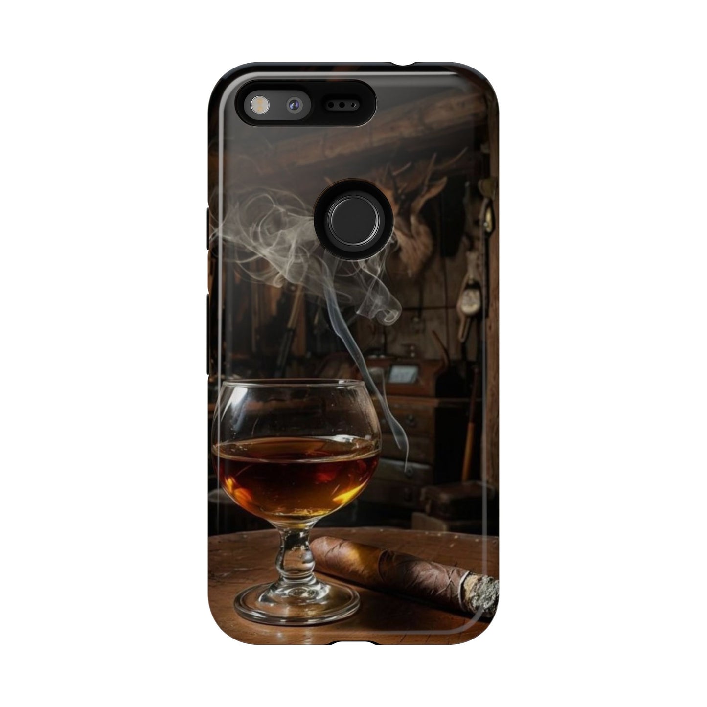 "Hot Whiskey and Cigar" Mobile Phone Case