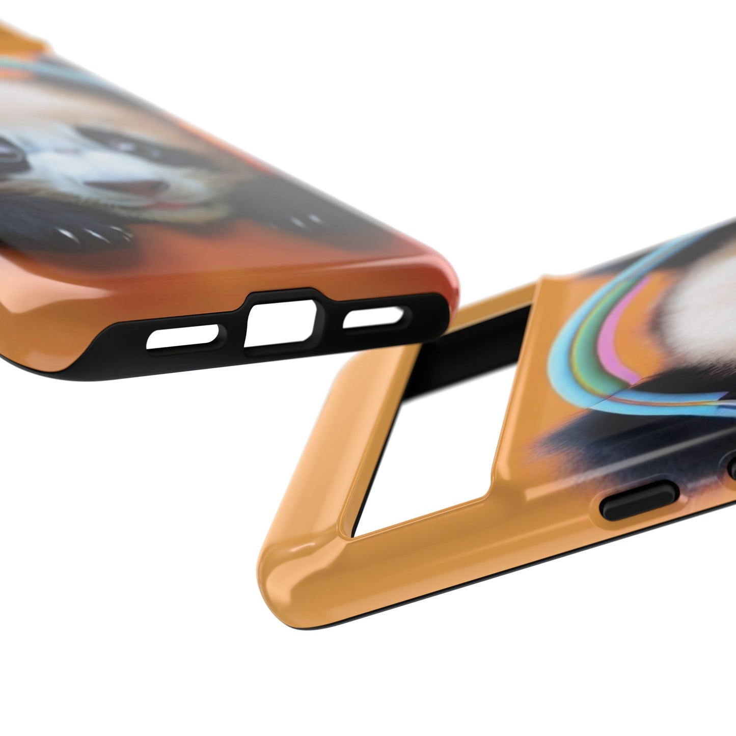 "Baby Panda wearing Headphones" Mobile Phone Case