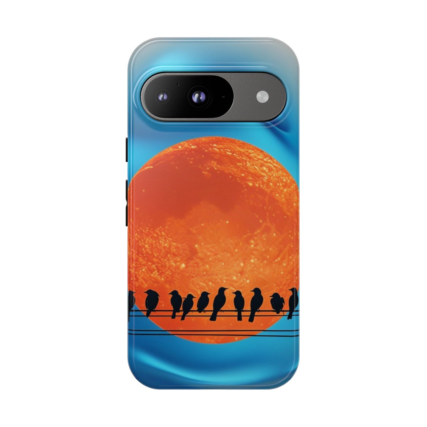 "The Feathered Assembly" Mobile Phone Case (orange)
