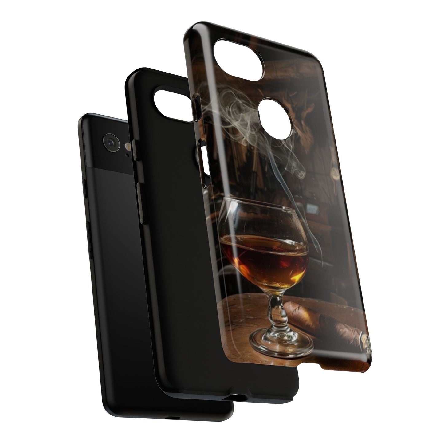 "Hot Whiskey and Cigar" Mobile Phone Case
