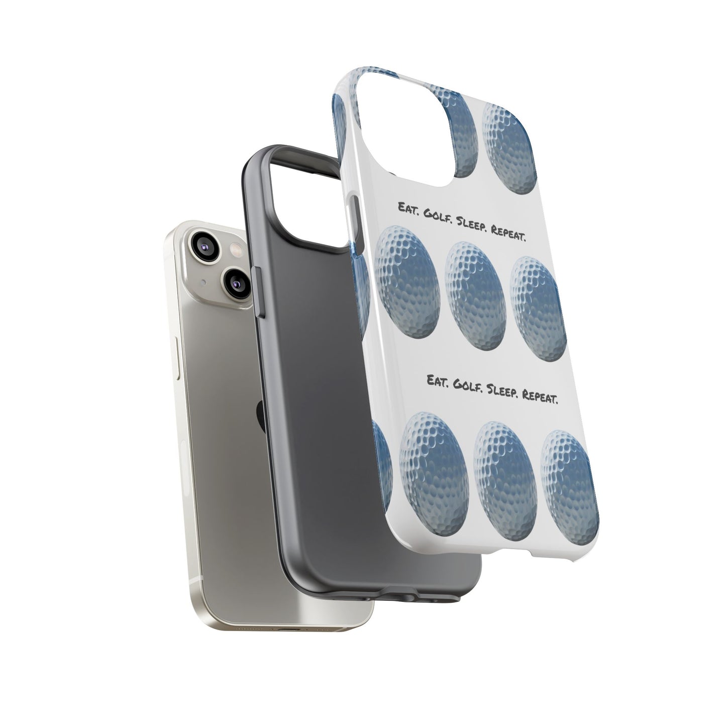 "Eat. Golf. Sleep. Repeat." Mobile Phone Case