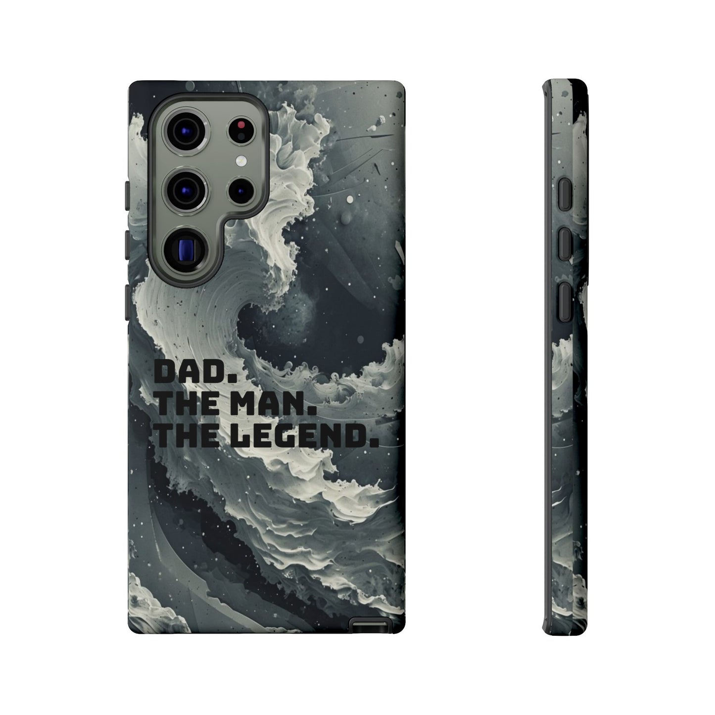 "Dad. The Man. The Legend" Mobile Phone Case (grey)