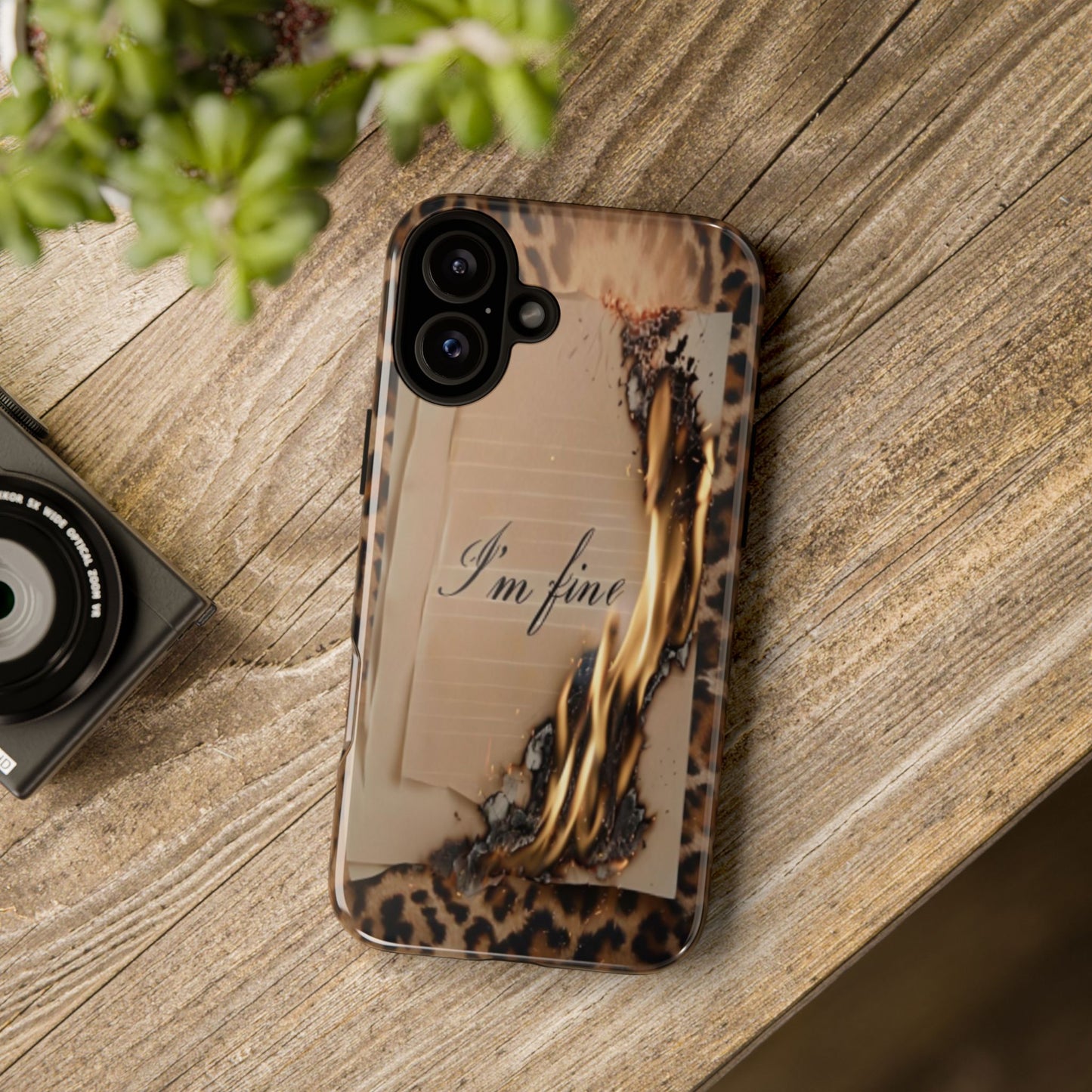 "I Am Fine" Mobile Phone Case